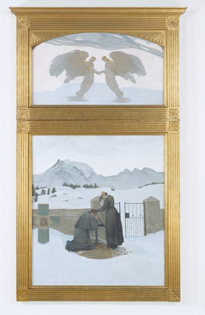 宗教的な慰め、1897 作： Giovanni Segantini
